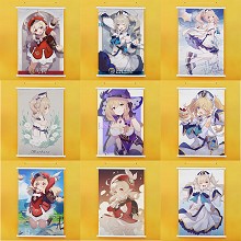 Genshin Impact game wall scroll（60*90CM）