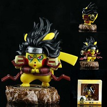 Naruto Senju Hashirama COS pikachu anime figure