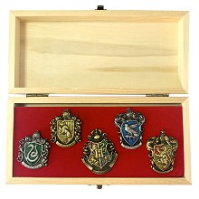 Harry Potter brooch pins set(5pcs a set