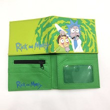Rick and Morty anime silicone wallet