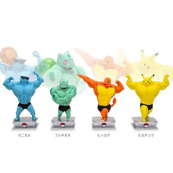 Muscle Pokemon anime figure 4 for choose