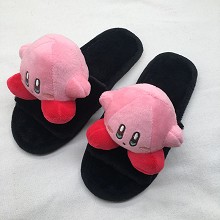 Kirby anime plush shoes slippers a pair 250MM