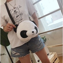 The panda anime plush satchel shoulder bag