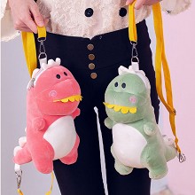 12inches Dinosaur anime plush satchel shoulder bag