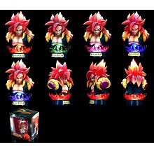 Dragon Ball Gogeta head anime figure can lighting