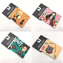 Demon Slayer silicone anime wallet