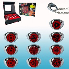 Naruto anime rings set(10pcs a set)