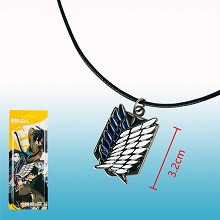	Attack on Titan anime necklace