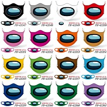 Among Us game trendy mask printed wash mask