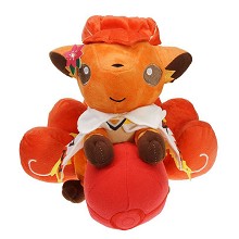 Pokemon Vulpix anime plush doll