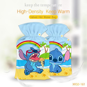 Stitch anime high-density keep warm hot water bag