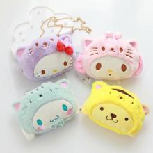 Melody Purin Cinnamoroll KT anime plush satchel sh...