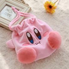 Kirby anime plush drawstring bag