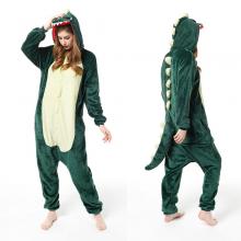 Cartton animal dinosaur flano bpyjama pajamas dres...