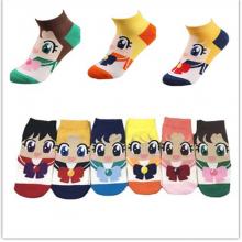 Sailor Moon cotton short socks a pair