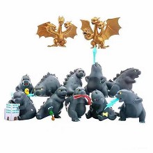 Godzilla movie figures set(12pcs a set)