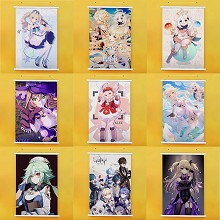 Genshin Impact game wall scroll（60*90CM）