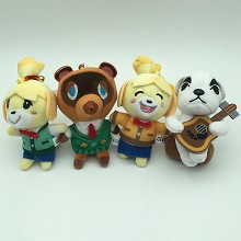 4inches Animal Crossing game plush dolls set(4pcs ...