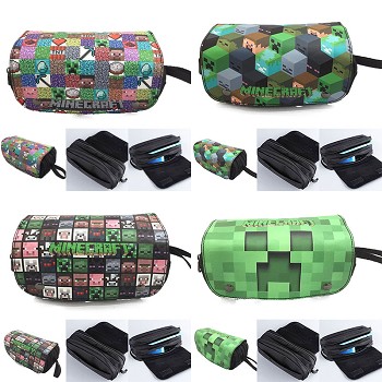 Minecraft game pen bag pencil bag