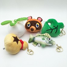 5inches Animal Crossing game plush dolls set(5pcs a set)