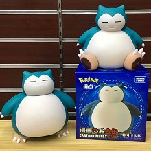 Pokemon Snorlax anime money box piggy bank