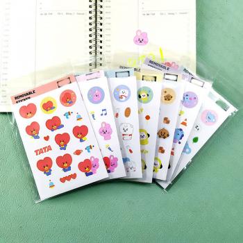 BTS BT21 star stickers