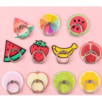The fruit apple watermelon strawberry mobile phone ring iphone finger ring round
