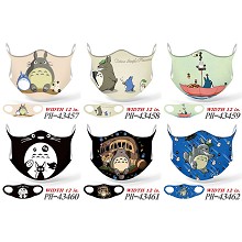 Totoro anime trendy mask printed wash mask