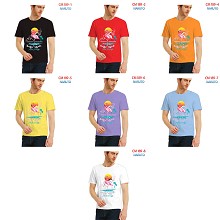 Naruto anime cotton t-shirt(for man)