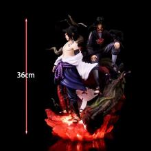 Naruto Uchiha Itachi and Sasuke anime figures a se...