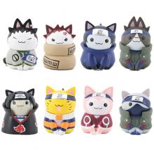 The cat cos Naruto anime figures set(8pcs a set) n...