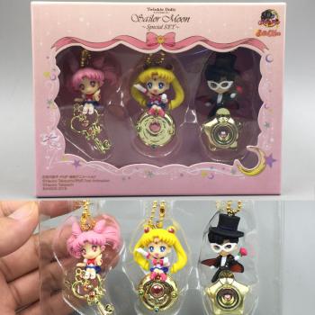 Sailor Moon anime figure dolls set(3pcs a set)