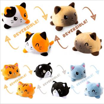 6inches Reversible Cat anime plush doll