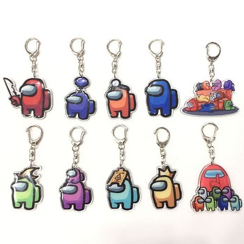 Among Us game acrylic key chain