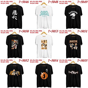 Haikyuu anime cotton short sleeve t-shirt