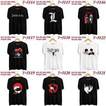 Death Note anime cotton short sleeve t-shirt