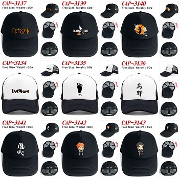 Haikyuu anime cap sun hat