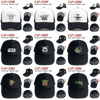 Star Wars Yoda anime cap sun hat