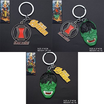 The Avengers movie key chain