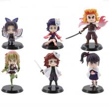 Demon Slayer anime figures set(6pcs a set)with box...