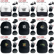 Star Wars Yoda anime cap sun hat