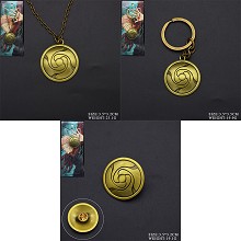 Jujutsu Kaisen anime key chain necklace