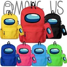 Among Us game backpack bag + pen bag