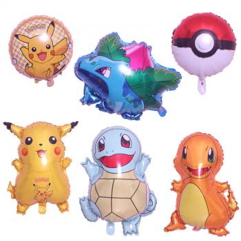 Pokemon pikachu Squirtle Bulbasaur anime balloon airballoons(price for 10pcs)