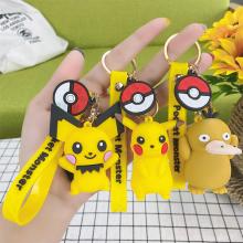 Pokemon anime figure doll key chains