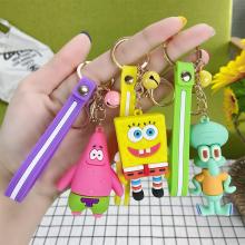 Spongebob anime figure doll key chains