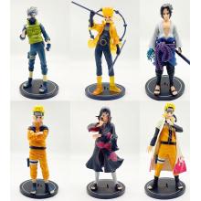 Naruto anime figures set(6pcs a set)(OPP bag)