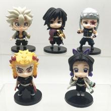 Demon Slayer anime figures set(5pcs a set)(OPP bag...