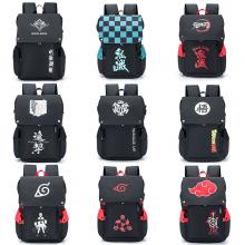 Jujutsu Kaisen Demon Slayer Naruto One Piece anime backpack bag