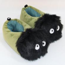 Totoro anime plush shoes slippers a pair